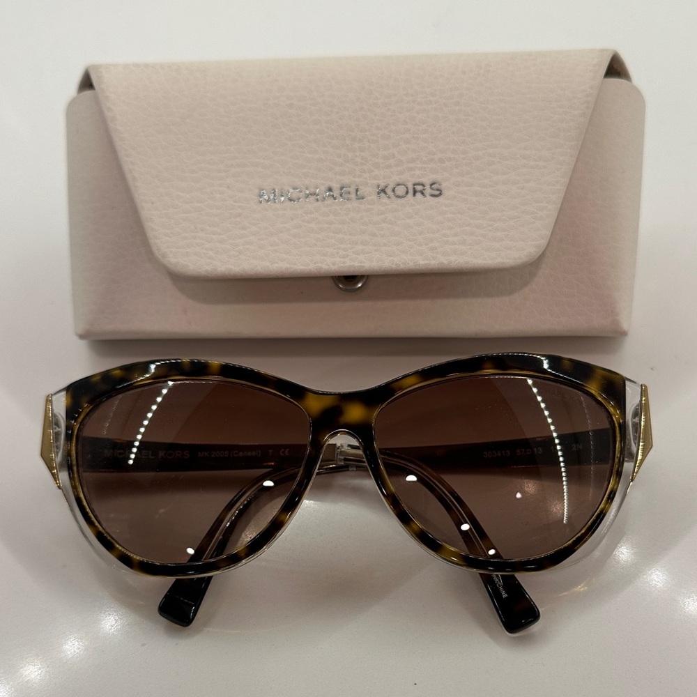 Michael Kors Brown Tortoise Sunglasses